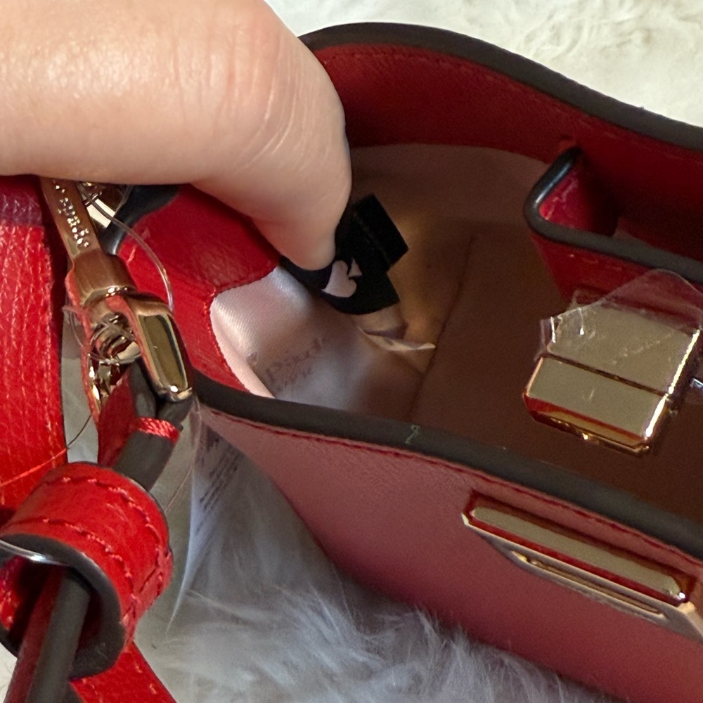 Kate Spade Red Mini Bag with Sleek Design - Picture 9 of 15